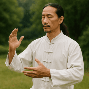 Un pratiquant zen de Tao Qi gong